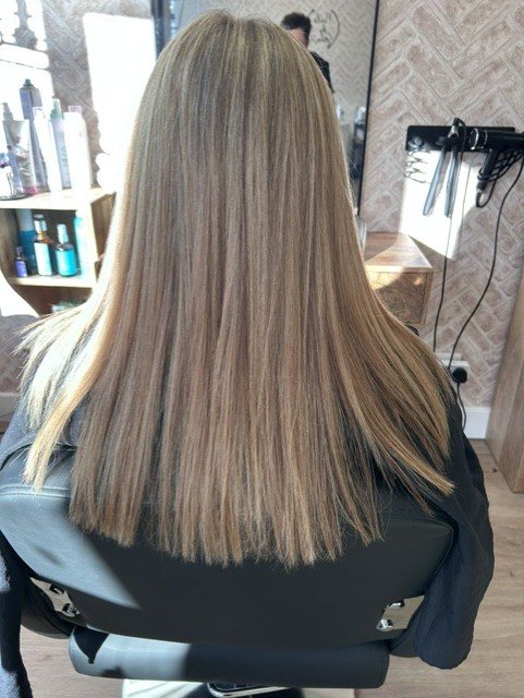Hair created at Roots Hair Co.