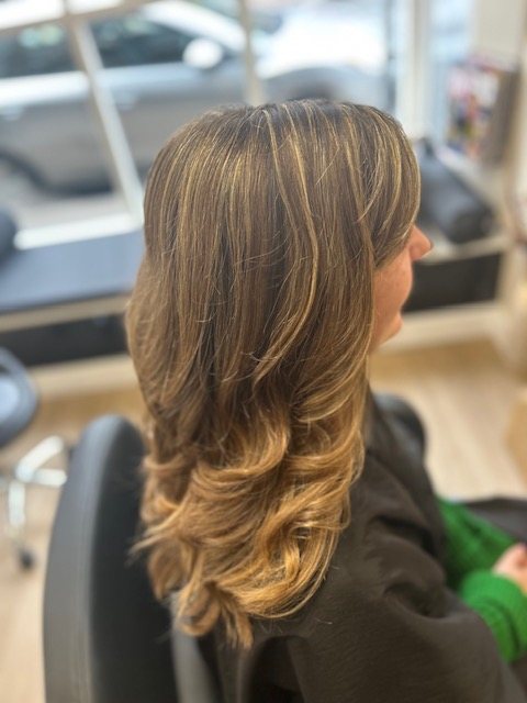 Hair created at Roots Hair Co.